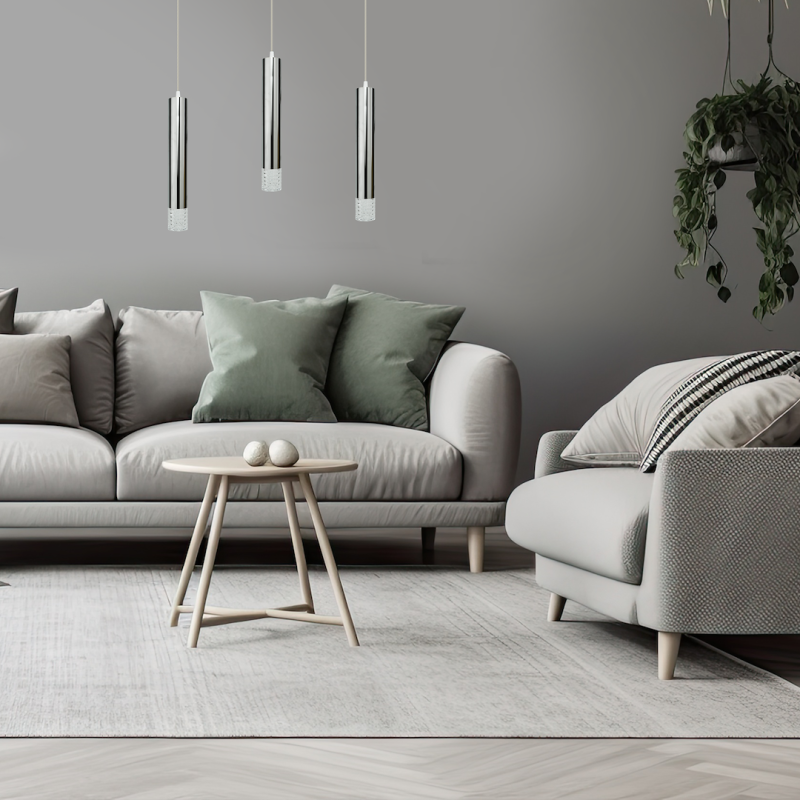 Hängelampe TUBI CHROM 1xGU10 Hängelampe TUBI CHROM 1xGU10