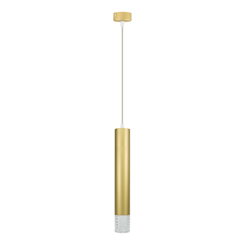 Lámpara colgante TUBI GOLD 1xGU10