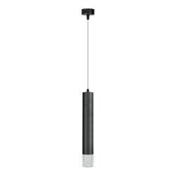 Lámpara colgante TUBI BLACK 1xGU10 Lámpara colgante TUBI BLACK 1xGU10