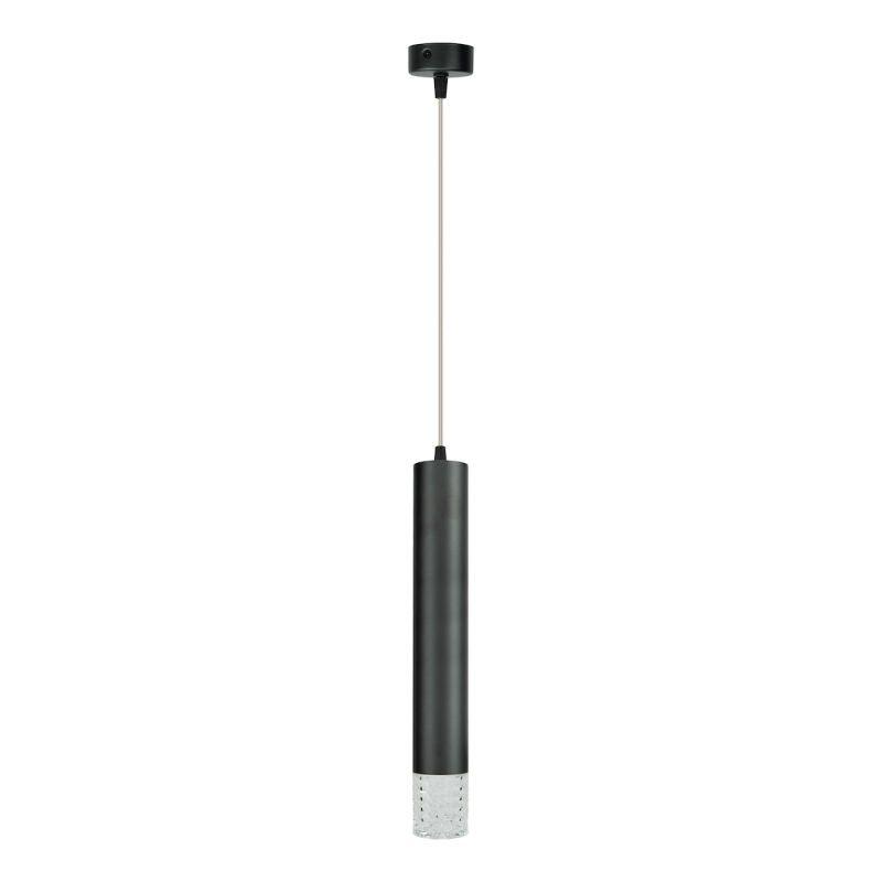 Lámpara colgante TUBI BLACK 1xGU10 Lámpara colgante TUBI BLACK 1xGU10