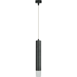 Lámpara colgante TUBI BLACK 1xGU10 Lámpara colgante TUBI BLACK 1xGU10