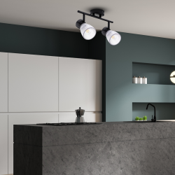 BEST BLACK Ceiling Lamp 2xE14 BEST BLACK Ceiling Lamp 2xE14