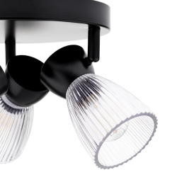 BEST BLACK ceiling lamp 3xE14 (round) BEST BLACK ceiling lamp 3xE14 (round)