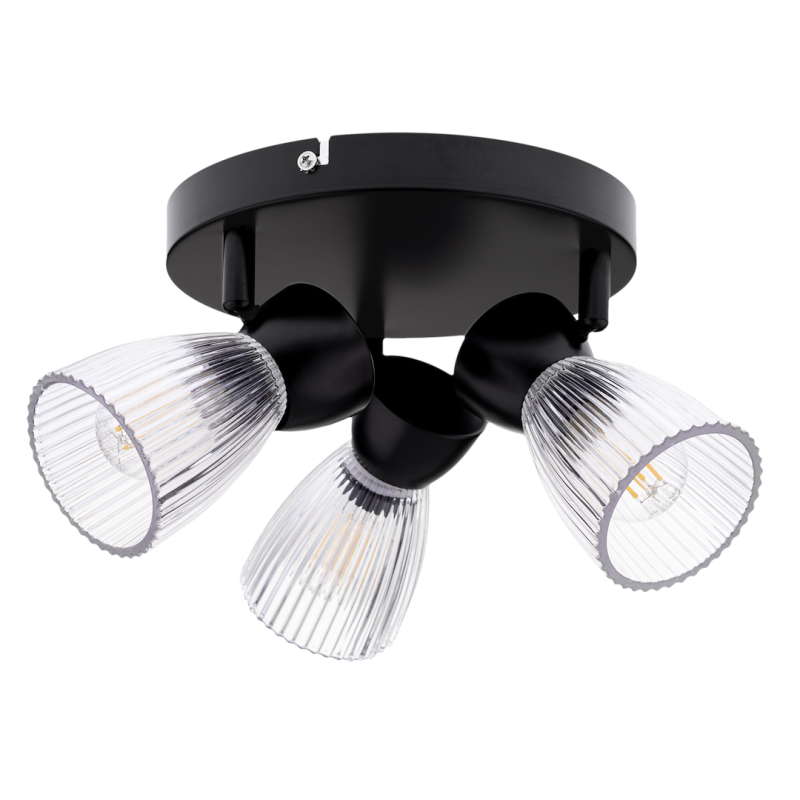 Deckenleuchte BEST BLACK 3xE14 (rund) Deckenleuchte BEST BLACK 3xE14 (rund)