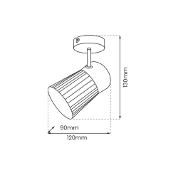 BEST GOLD wall lamp 1xE14 BEST GOLD wall lamp 1xE14