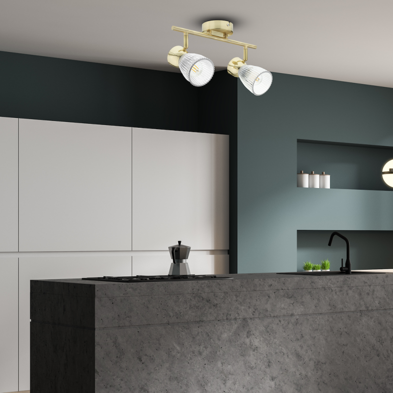 BEST GOLD ceiling lamp 2xE14 BEST GOLD ceiling lamp 2xE14
