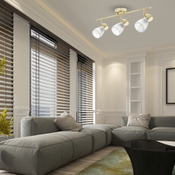 BEST GOLD ceiling lamp 3xE14 BEST GOLD ceiling lamp 3xE14