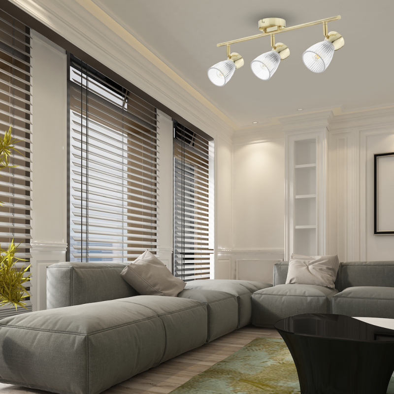 BEST GOLD ceiling lamp 3xE14 BEST GOLD ceiling lamp 3xE14