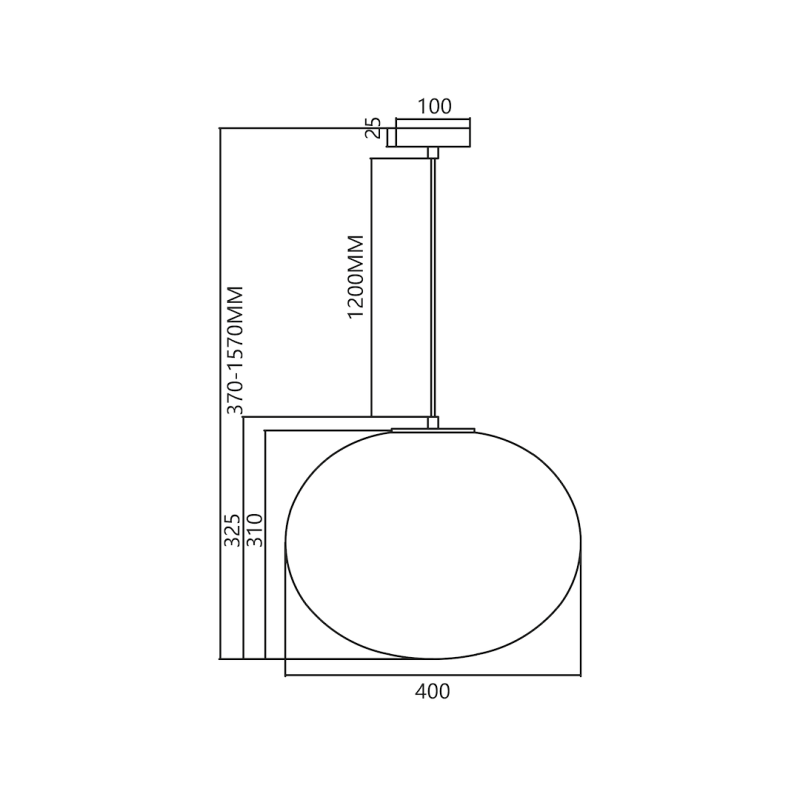 Hanging lamp CAMPANIA 1xE27 Hanging lamp CAMPANIA 1xE27