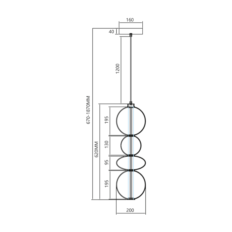 DAPHNE AMBER 36W pendant lamp DAPHNE AMBER 36W pendant lamp