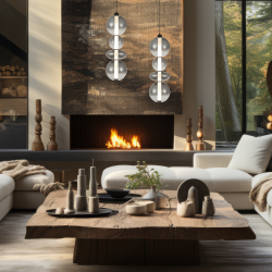 DAPHNE SMOKED 36W pendant lamp DAPHNE SMOKED 36W pendant lamp