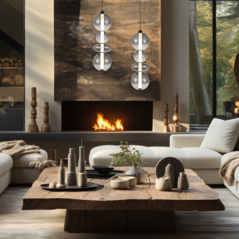 DAPHNE SMOKED 36W pendant lamp DAPHNE SMOKED 36W pendant lamp