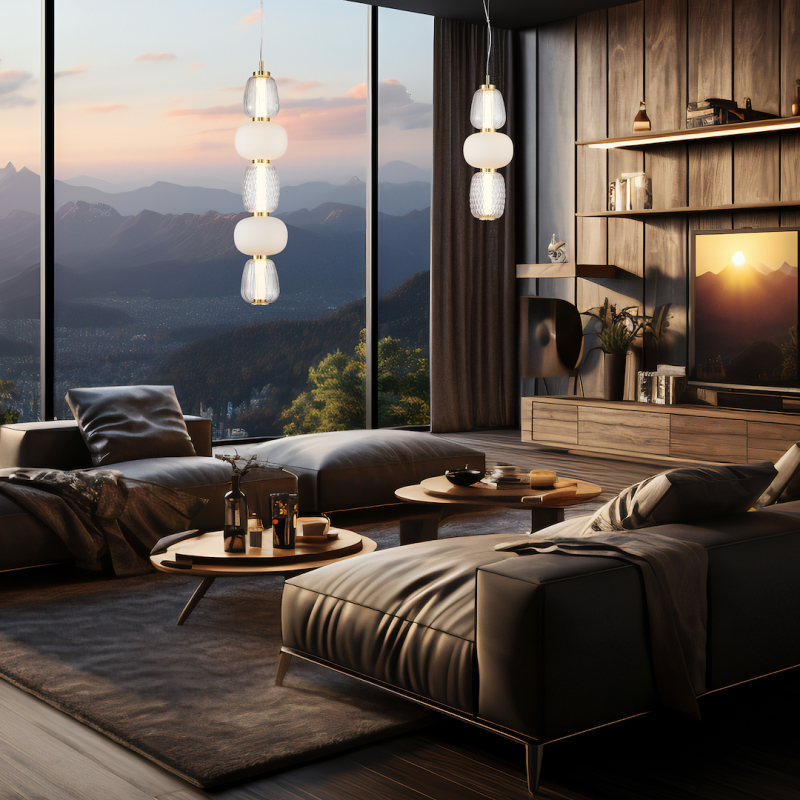CARO GOLD 28W LED pendant lamp CARO GOLD 28W LED pendant lamp