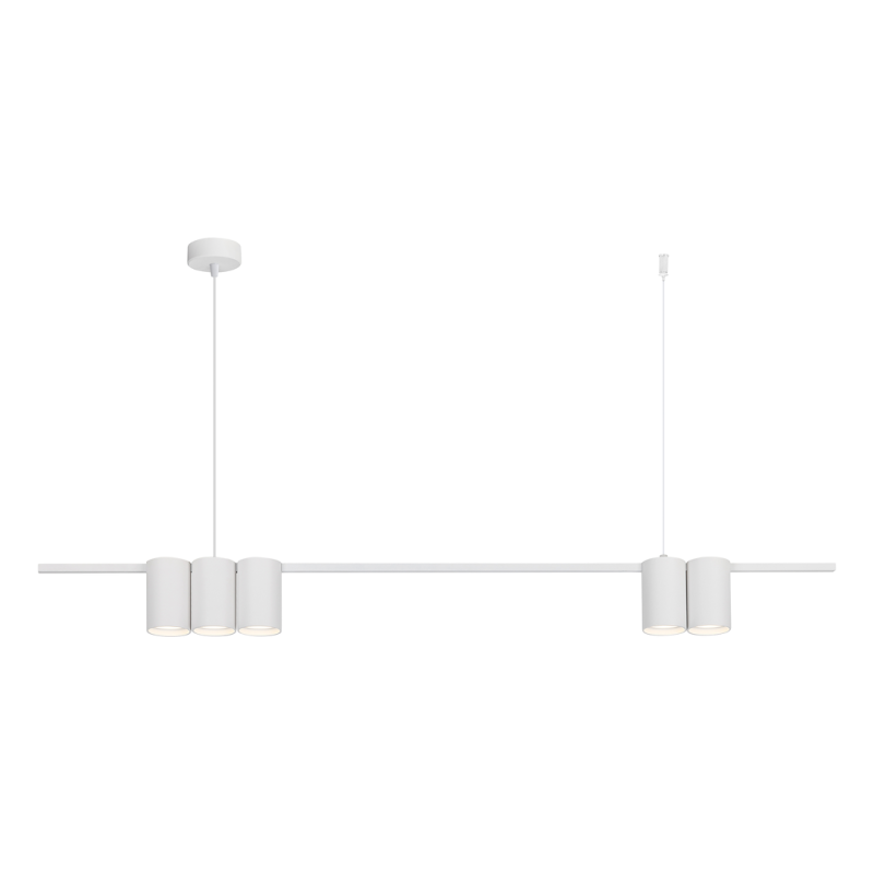 Genesis 5xGU10 White Pendant Lamp (Bar) Genesis 5xGU10 White Pendant Lamp (Bar)