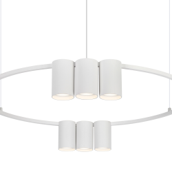 Hanging lamp (circle) Genesis 10xGU10 White Hanging lamp (circle) Genesis 10xGU10 White