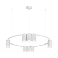 Hanging lamp (circle) Genesis 10xGU10 White Hanging lamp (circle) Genesis 10xGU10 White