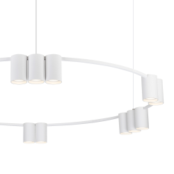 Hanging lamp (circle) Genesis 15xGU10 White Hanging lamp (circle) Genesis 15xGU10 White