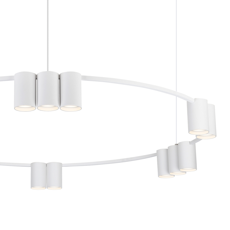Hanging lamp (circle) Genesis 15xGU10 White Hanging lamp (circle) Genesis 15xGU10 White
