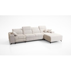 Ecksofa Ballagio XII Mix mit Schlaffunktion und Relax - Geflecht, Spring 1118