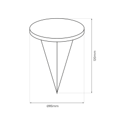 Solar Lamp Deck 3000K IP44 Solar Lamp Deck 3000K IP44