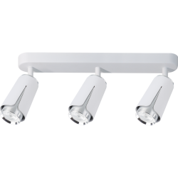 Flower Chrome Spot 3xGU10 White Flower Chrome Spot 3xGU10 White