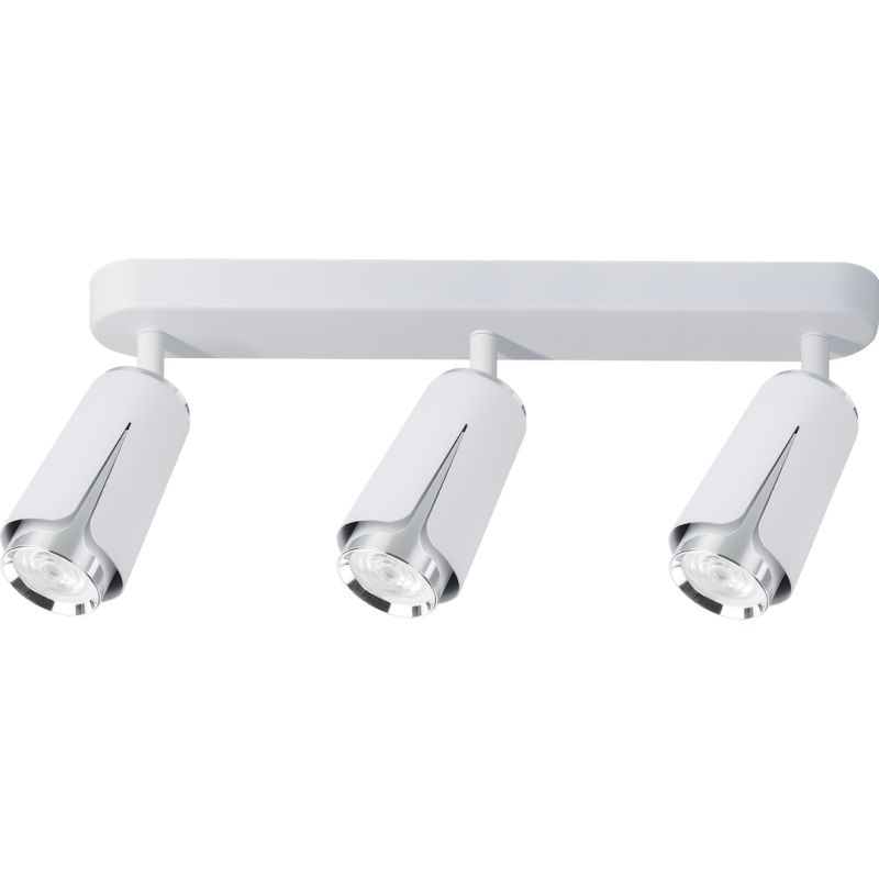 Flower Chrome Spot 3xGU10 White Flower Chrome Spot 3xGU10 White