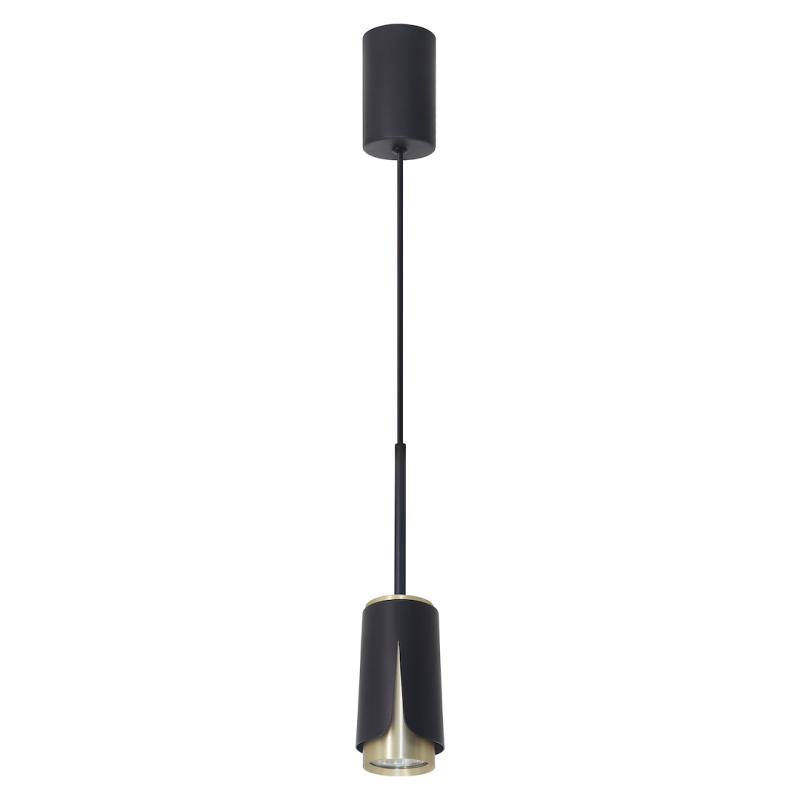 FLOWER BLACK GOLD LÁMPARA COLGANTE 1xGU10
