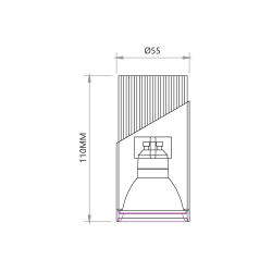 NEO WEIß CHROM DOWNLIGHT 1xGU10 NEO WEIß CHROM DOWNLIGHT 1xGU10