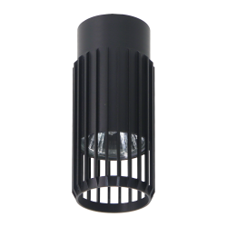 VERTIKALER SCHWARZER DOWNLIGHT 1xGU10