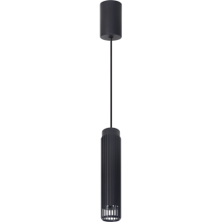 VERTICAL BLACK PENDANT LAMP 1xGU10 VERTICAL BLACK PENDANT LAMP 1xGU10