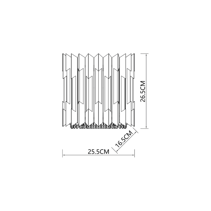 RITZ CHROME Wall Lamp 2xE14 RITZ CHROME Wall Lamp 2xE14