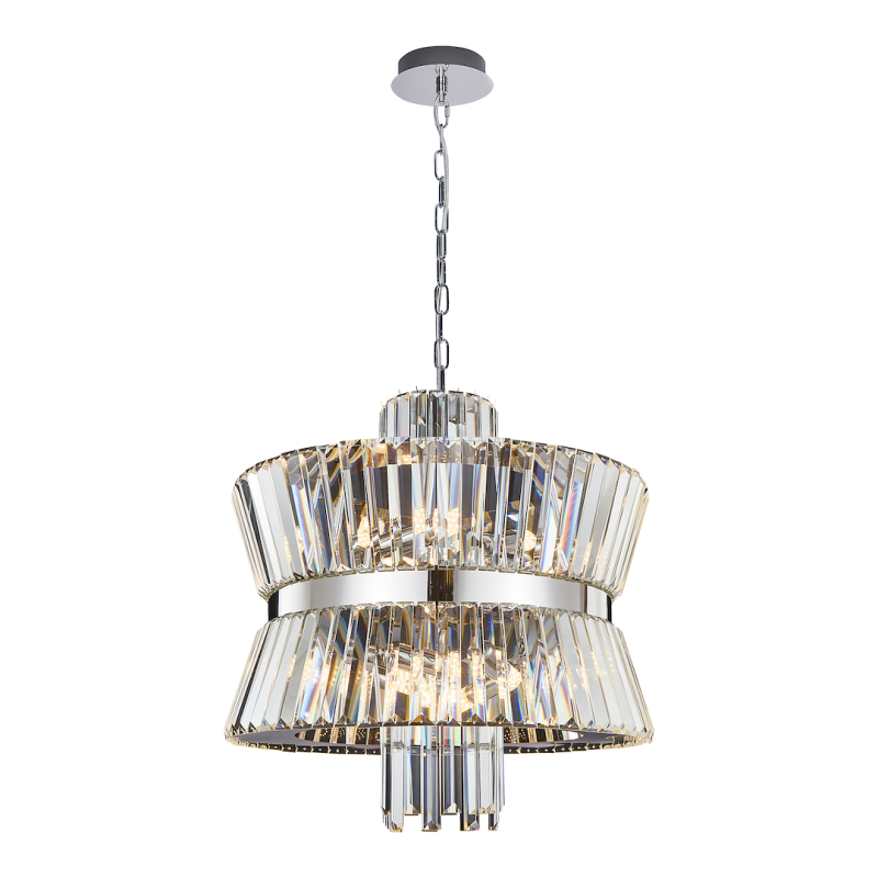 AURELIA CHROME Chandelier 12xE14 AURELIA CHROME Chandelier 12xE14