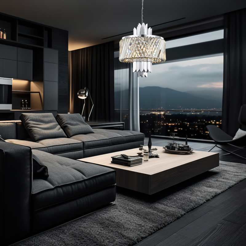 MARGOT CHROME Chandelier 6xE14 MARGOT CHROME Chandelier 6xE14
