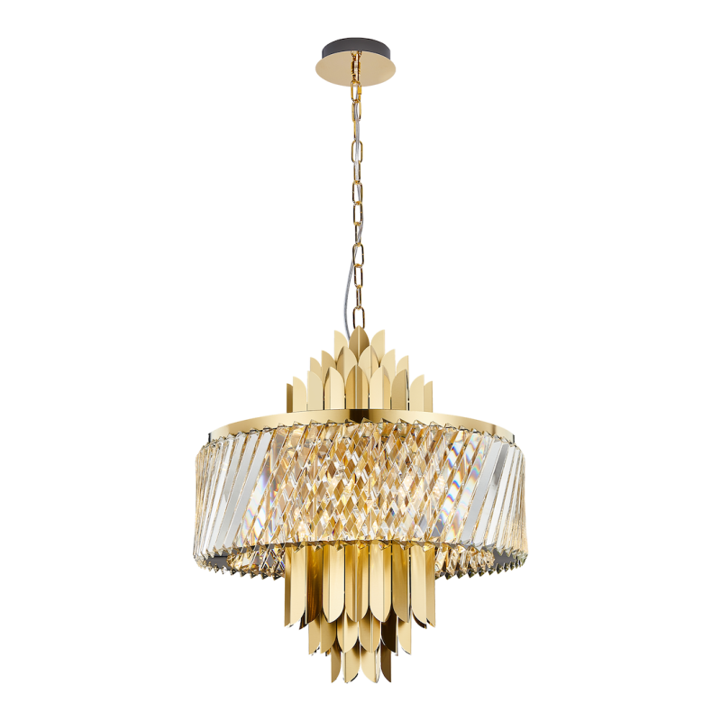 Chandelier MARGOT GOLD 9xE14 Chandelier MARGOT GOLD 9xE14