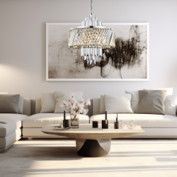 Chandelier MARGOT CHROME 9xE14 Chandelier MARGOT CHROME 9xE14
