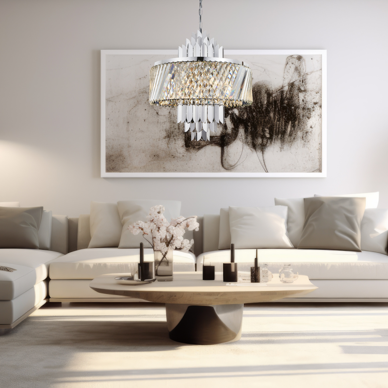 Chandelier MARGOT CHROME 9xE14 Chandelier MARGOT CHROME 9xE14