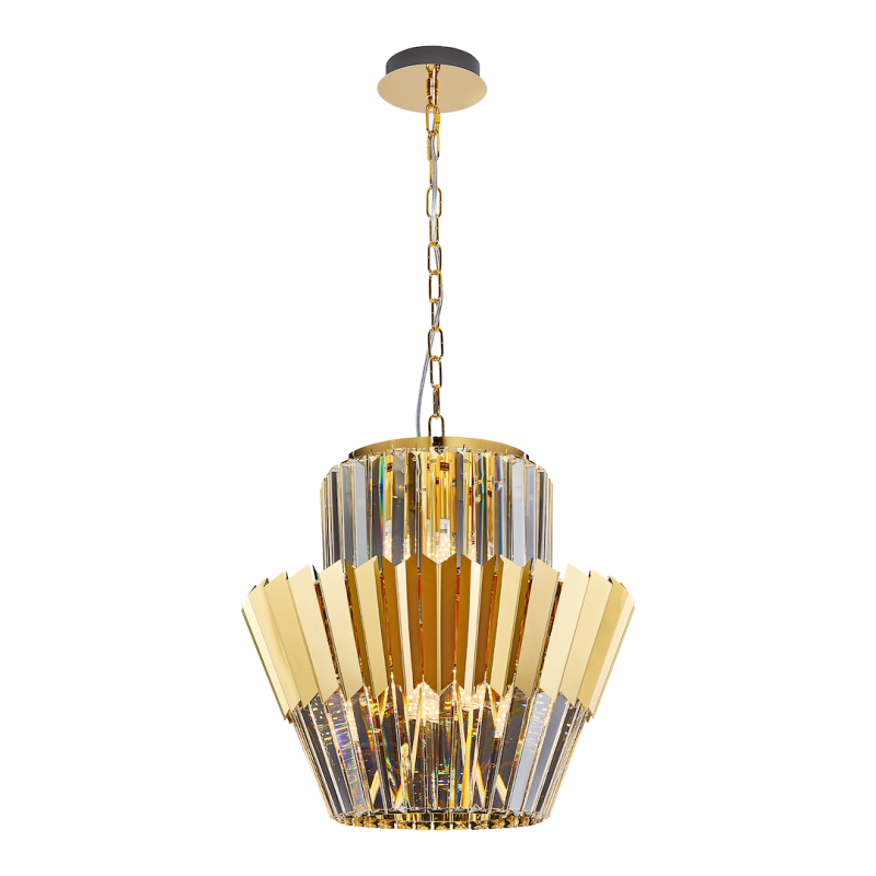 Kronleuchter DONNA GOLD 9xE14