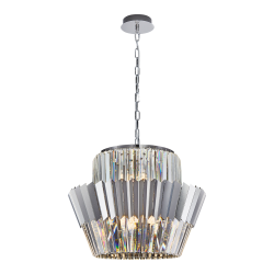 DONNA CHROME Chandelier 12xE14