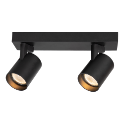 Volf Spot Negro 2xGU10