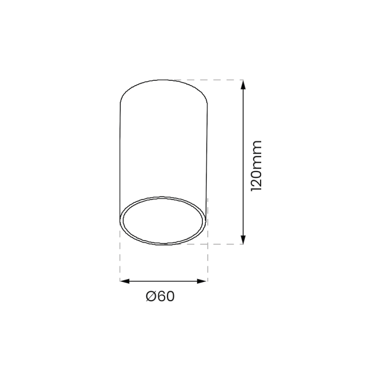 Carcasa Ricky Downlight Dorado 1xGU10 Carcasa Ricky Downlight Dorado 1xGU10