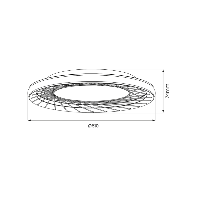 NEST Ceiling Light 38W LED, 51cm diameter NEST Ceiling Light 38W LED, 51cm diameter