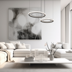 Pendant lamp NEST 77W LED 61+41cm Pendant lamp NEST 77W LED 61+41cm