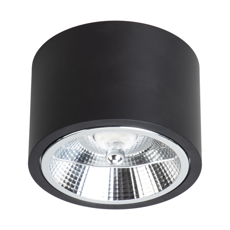 Redondo Surface Mounted Fixture Black 1xAR111 GU10