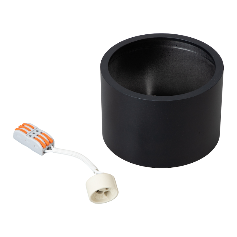 Luminaria de superficie Redondo Negro 1xAR111 GU10 Luminaria de superficie Redondo Negro 1xAR111 GU10