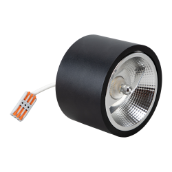 Redondo Surface Mounted Fixture Black 1xAR111 GU10 Redondo Surface Mounted Fixture Black 1xAR111 GU10