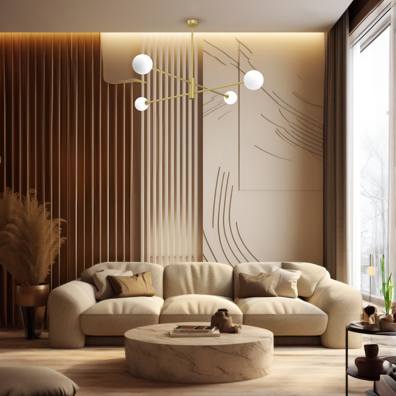 Ceiling lamp DORI GOLD 4xG9 Ceiling lamp DORI GOLD 4xG9