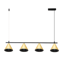 Lampa Wisząca Cone Złoty 4xGU10 Lampa Wisząca Cone Złoty 4xGU10