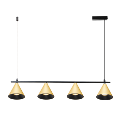 Lampa Wisząca Cone Złoty 4xGU10 Lampa Wisząca Cone Złoty 4xGU10