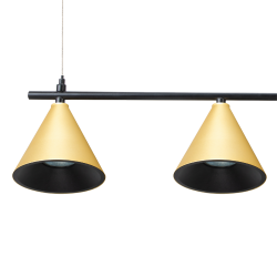 Cone Gold Pendant Lamp 4xGU10 Cone Gold Pendant Lamp 4xGU10