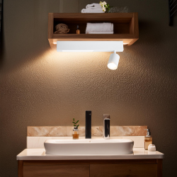 Magnet Ceiling Lamp 9W+1xGU10 3000/4000K White Magnet Ceiling Lamp 9W+1xGU10 3000/4000K White